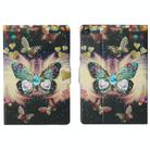 For Samsung Galaxy Tab A9 Voltage Coloured Drawing Smart PU Tablet Case with Sleep / Wake-up Function(Butterflies) - 1