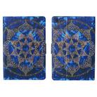 For Samsung Galaxy Tab A9 Voltage Coloured Drawing Smart PU Tablet Case with Sleep / Wake-up Function(Blue Mandala) - 1