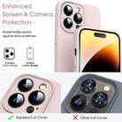 For iPhone 16 Pro Max Microfiber Liquid Silicone Shockproof Phone Case(Pink) - 2