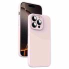 For iPhone 16 Pro Microfiber Liquid Silicone Shockproof Phone Case(Pink) - 1