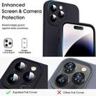 For iPhone 16 Pro Microfiber Liquid Silicone Shockproof Phone Case(Black) - 2