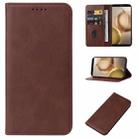 For OUKITEL WP32 Magnetic Closure Leather Phone Case(Brown) - 1