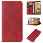 For OUKITEL WP32 Magnetic Closure Leather Phone Case(Red) - 1