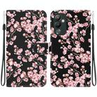 For Tecno Pova 4 Crystal Texture Colored Drawing Leather Phone Case(Plum Bossom) - 1