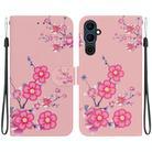 For Tecno Pova Neo 2 Crystal Texture Colored Drawing Leather Phone Case(Cherry Blossoms) - 1