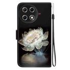 For Tecno Camon 30S / Camon 30S Pro Crystal Texture Colored Drawing Leather Phone Case(Crystal Peony) - 3