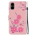 For Tecno Pop 10 / Spark Go 2 4G Crystal Texture Colored Drawing Leather Phone Case(Cherry Blossoms) - 3