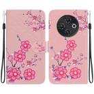 For Tecno Pop 9 5G / Spark 30C 5G Crystal Texture Colored Drawing Leather Phone Case(Cherry Blossoms) - 1