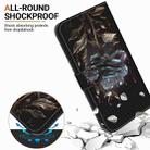 For Motorola Moto E20 / E30 / E40 Crystal Texture Colored Drawing Leather Phone Case(Black Rose) - 7