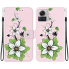 For Motorola Moto X30 Pro 5G Crystal Texture Colored Drawing Leather Phone Case(Lily) - 1