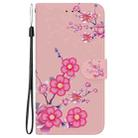 For Motorola Edge 50 Pro Crystal Texture Colored Drawing Leather Phone Case(Cherry Blossoms) - 2