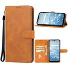 For AT&T Motivate 4 Leather Phone Case(Brown) - 1