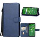 For Cricket Outlast/AT&T JETMORE Leather Phone Case(Blue) - 1