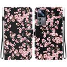 For Xiaomi 12T / 12T Pro Crystal Texture Colored Drawing Leather Phone Case(Plum Bossom) - 1