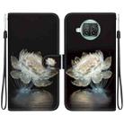 For Xiaomi Mi 10T Lite 5G Crystal Texture Colored Drawing Leather Phone Case(Crystal Peony) - 1