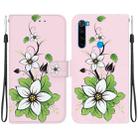 For Xiaomi Redmi Note 8 Crystal Texture Colored Drawing Leather Phone Case(Lily) - 1