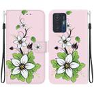 For Xiaomi 11T / 11T Pro Crystal Texture Colored Drawing Leather Phone Case(Lily) - 1