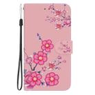 For OPPO Reno12 Pro 5G Global Crystal Texture Colored Drawing Leather Phone Case(Cherry Blossoms) - 2