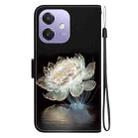 For OPPO A5x 5G / A3 4G / 5G / A3x 4G / 5G Crystal Texture Colored Drawing Leather Phone Case(Crystal Peony) - 3
