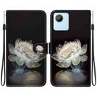 For Realme C30 / C30s Crystal Texture Colored Drawing Leather Phone Case(Crystal Peony) - 1