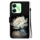 For Realme C61 / C63 / Note 60 Crystal Texture Colored Drawing Leather Phone Case(Crystal Peony) - 3