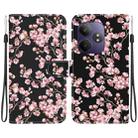 For Realme GT 6 / GT 6T / GT Neo6 Crystal Texture Colored Drawing Leather Phone Case(Plum Bossom) - 1