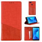 For Asus Zenfone Max Plus (M1) ZB570TL MUXMA MX109 Horizontal Flip Leather Case with Holder & Card Slot & Wallet(Red) - 1