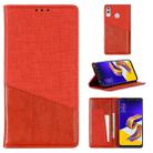 For Asus Zenfone 5z ZS620KL MUXMA MX109 Horizontal Flip Leather Case with Holder & Card Slot & Wallet(Red) - 1