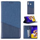 For Asus Zenfone 5z ZS620KL MUXMA MX109 Horizontal Flip Leather Case with Holder & Card Slot & Wallet(Blue) - 1