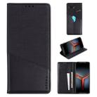 For Asus ROG Phone II ZS660KL MUXMA MX109 Horizontal Flip Leather Case with Holder & Card Slot & Wallet(Black) - 1