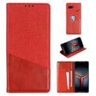 For Asus ROG Phone II ZS660KL MUXMA MX109 Horizontal Flip Leather Case with Holder & Card Slot & Wallet(Red) - 1