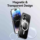 For iPhone 16 Pro USAMS Ice Magnet Series MagSafe PC Hybrid TPU Phone Case(Transparent) - 2