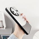 For Huawei Mate 60 Shockproof Frosted PC Silicone Frame Phone Case(Silver) - 3