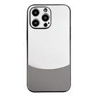 For iPhone 12 Pro Shockproof Frosted PC Silicone Frame Phone Case(Silver) - 1