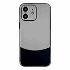 For iPhone 11 Shockproof Frosted PC Silicone Frame Phone Case(Black) - 1