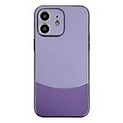 For iPhone 11 Shockproof Frosted PC Silicone Frame Phone Case(Purple) - 1