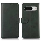 For Google Pixel 8a Cow Texture Flip Leather Phone Case(Green) - 1