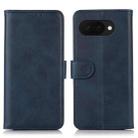 For Google Pixel 9a Cow Texture Flip Leather Phone Case(Blue) - 1