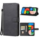 For Google Pixel 4a 5G Leather Phone Case(Black) - 1