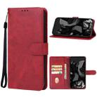 For Google Pixel 9 Pro Leather Phone Case(Red) - 1