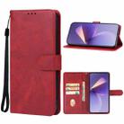 For Meizu 21 Leather Phone Case(Red) - 1
