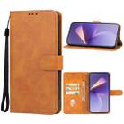 For Meizu 21 Leather Phone Case(Brown) - 1