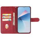 For Meizu 21 Note Leather Phone Case(Red) - 3