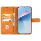 For Meizu 21 Note Leather Phone Case(Brown) - 3