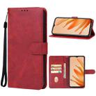 For Meizu Blue 20 Leather Phone Case(Red) - 1