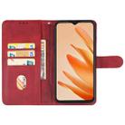 For Meizu Blue 20 Leather Phone Case(Red) - 3