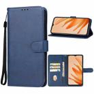 For Meizu Blue 20 Leather Phone Case(Blue) - 1