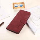 For Google Pixel 9a KHAZNEH Matte Texture Leather Phone Case(Red) - 2