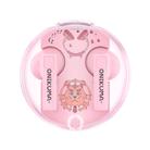 ONIKUMA T301 Transparent Cartoon Wireless Bluetooth Earphone(Pink) - 2