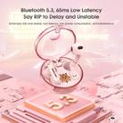 ONIKUMA T301 Transparent Cartoon Wireless Bluetooth Earphone(Pink) - 4